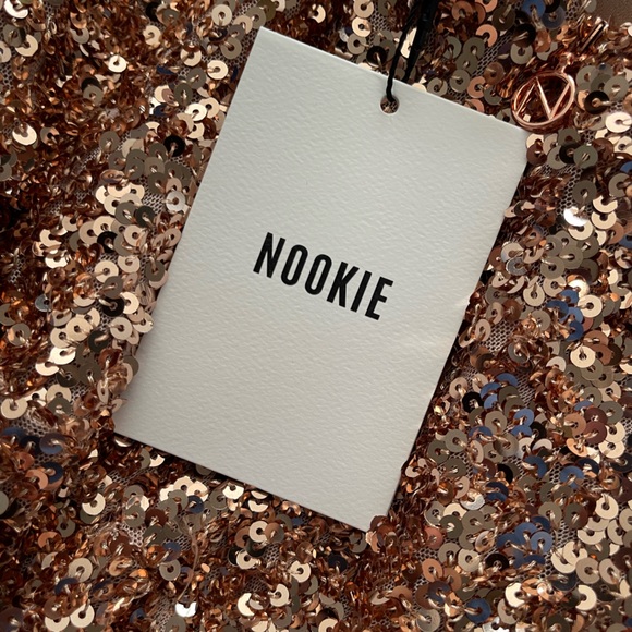 Nookie Revel Strapless Gown in Gold, NWT, Small - Picture 6 of 6